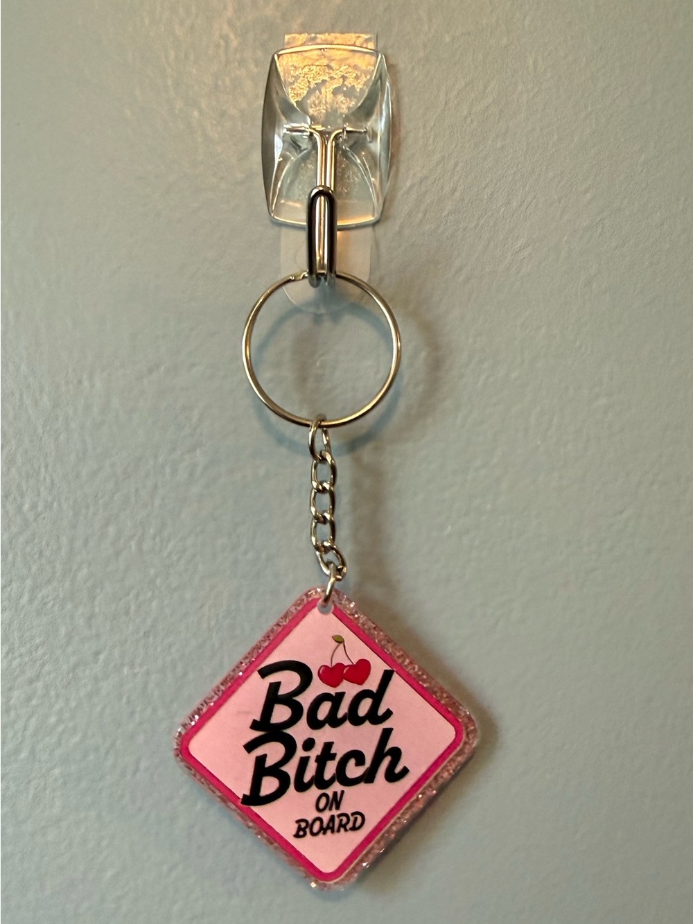 Bad B**** On Board Keychain